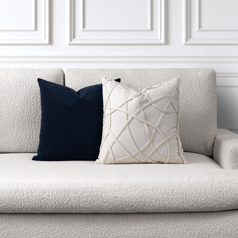 Lush Velvet Performance Pillow Cover & Insert, Midnight