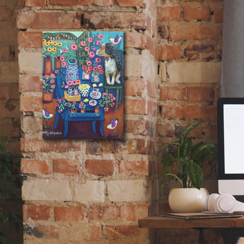 «A Lovely View» par Holly Wojhan, art mural sur toile, H 16 po x l 12 po x P 0,75 po