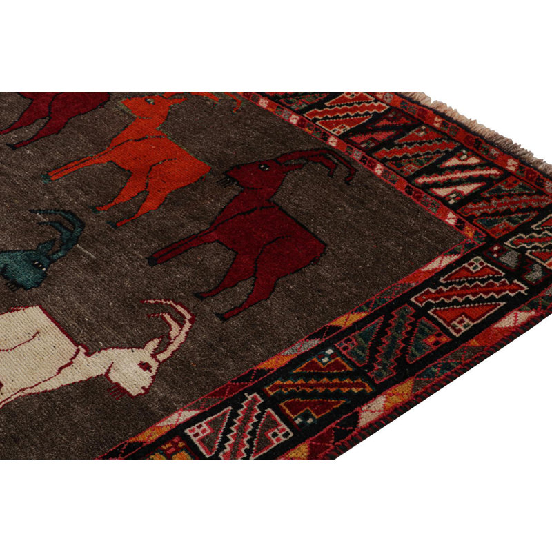 One-of-a-Kind 4'7" x 7'9" Hand Knotted Area Rug