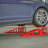 2 Pack Hydraulic Car Ramps 5T 11000Lbs Low Profile Car Lift Service Ramps Truck Trailer Garage,Height Hydraulic Vehicle Ramps (Red)