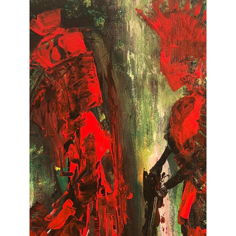 King And Queen | Acrylic On Canvas | By Mohammad Yusuf