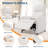 Power Recliner Chair, Adjustable Linen Electric Recliner with USB Port, Tall Back, Padded Seat & Side Pockets-2020596935
