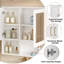 Armoire de toilette 2 en 1, armoire de pharmacie murale de 30 pouces avec tablettes réglables et portes à fermeture douce, miroir haute définition avec rangement pour meuble-lavabo de salle de bain-935418058