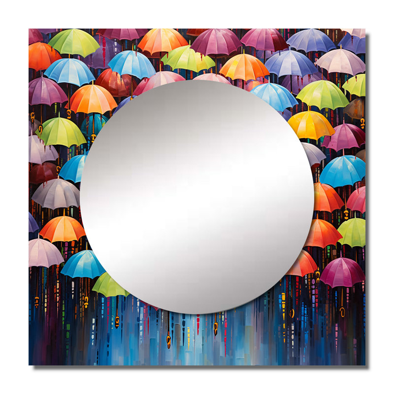 Demetrianna - miroir carré carré pour décoration murale, 23 po x 23 po
