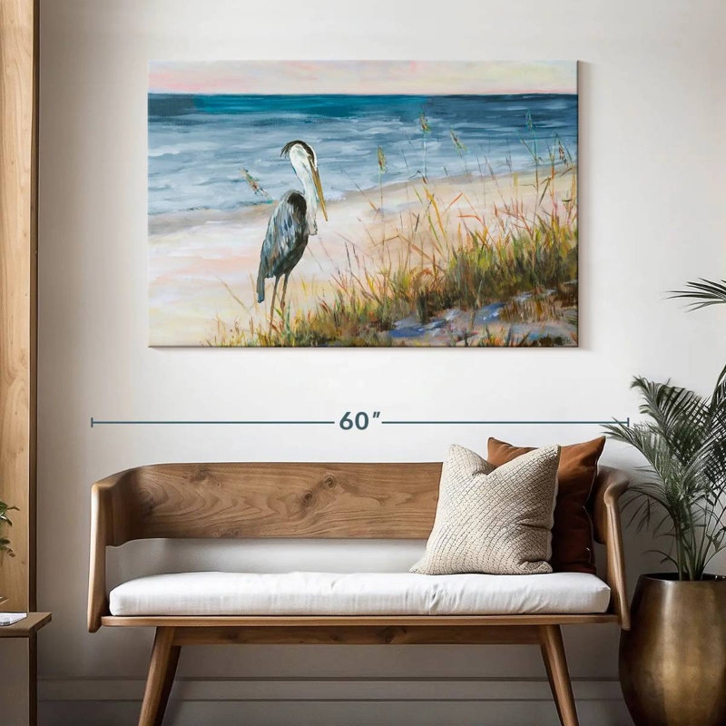 Brampt Heron Ocean View, 32" H x 48" W