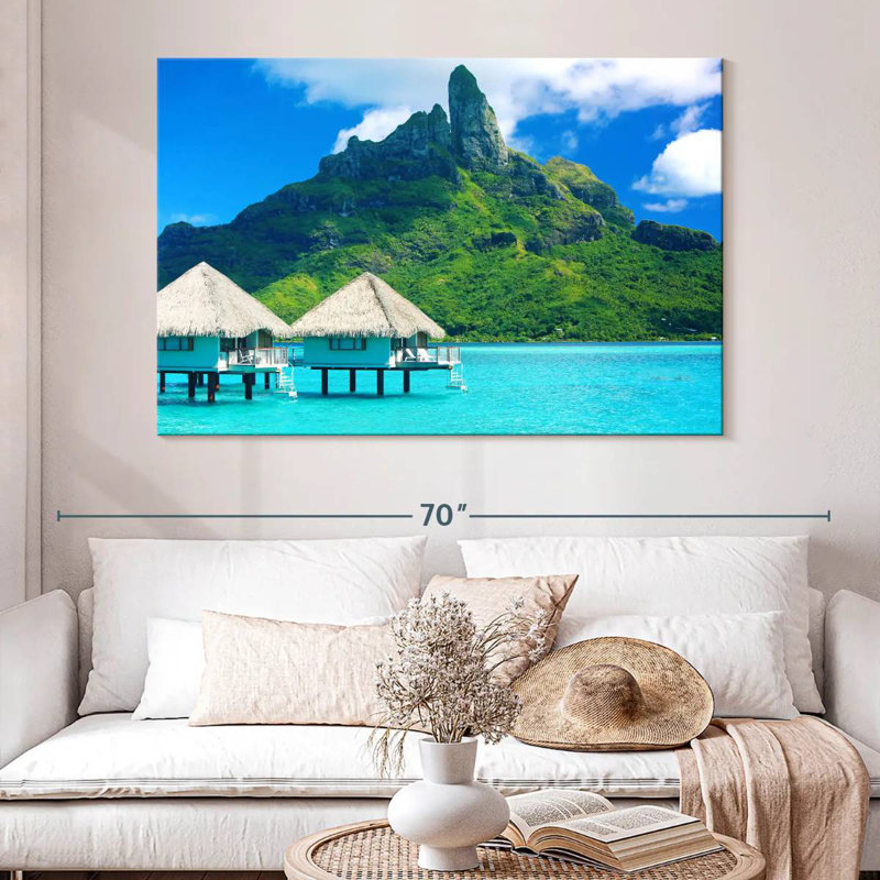 Gillard Tahiti Gillard Scène, H 34 po x l 51 po