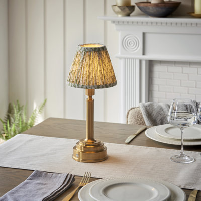 Upton Rechargeable Metal Table Lamp