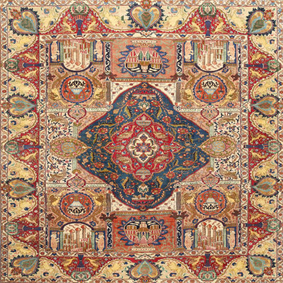Tapis oriental beige