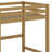 Keean Twin High Loft Bed, Rubber Wood Loft Bed With Safety Guardrail, Built-In Desk, Ladder-1929866394