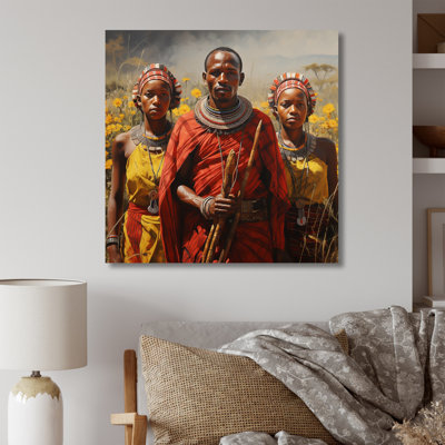 African Samburu Vibrance III - Balenciaga Wall Art