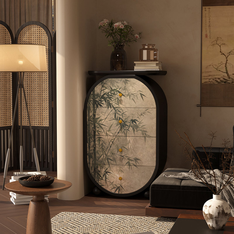Armoire de rangement classique, Noir