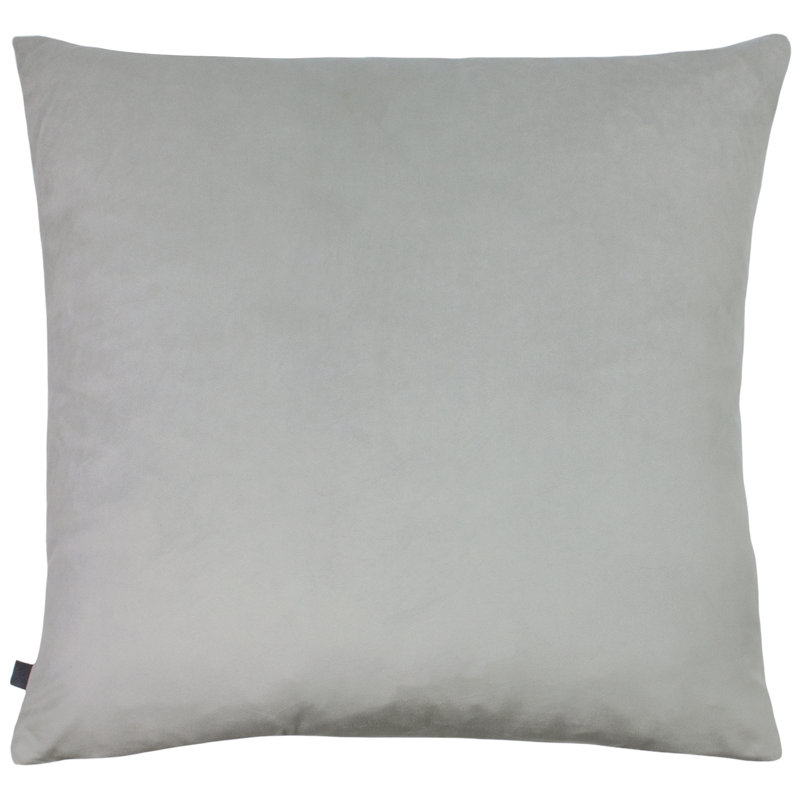 Jaden Geometric Square Cushion, Silver, Polyester