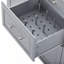 Îlot de cuisine 50,7 po avec rangement et poubelle basculante inclinable-120538759