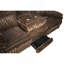 Luxueux fauteuil inclinable à mouvement manuel en velours côtelé doté de caractéristiques innovantes et d'un confort inégalé