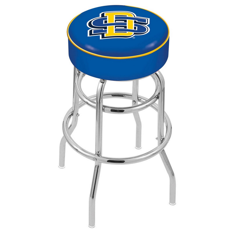 NCAA Swivel Bar & Counter Stool, Counter Stool (25" Seat Height), South Dakota State