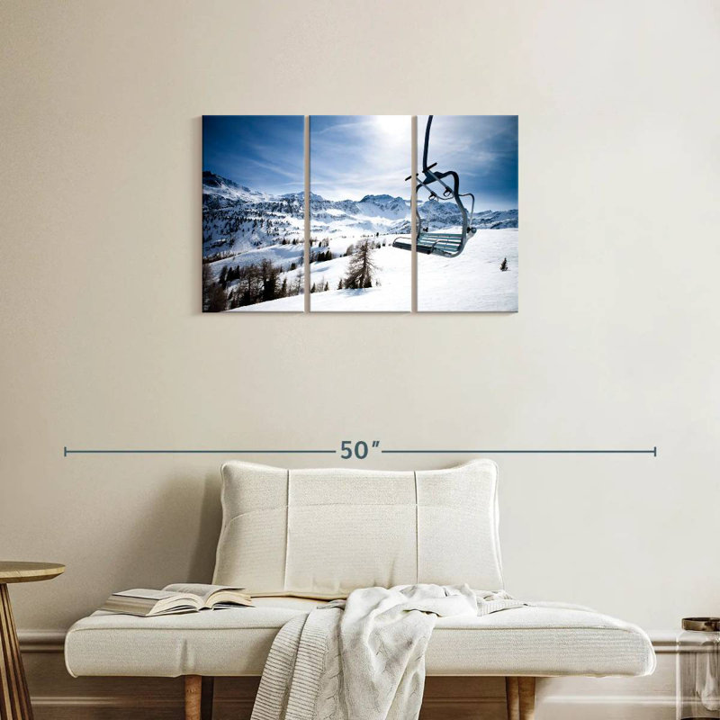 Alvord Ski Lift With A View, 20" H x 33" W