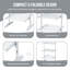 Aluminum Foldable Freestanding Drying Rack