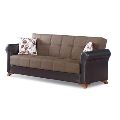 Meehan 89"" Chenille Rolled Arm Sofa Bed -  Latitude Run®, 0949F0720AB64893AD64BE5E2F21C877