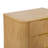 Emerson Fluted Wooden Nightstand With 3 Drawers & Gold Handles-1234717704