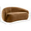 Causeuse en velours Emery-106275181
