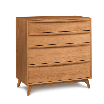 Catalina Solid Wood 33.5'' W 4 - Drawer Dresser