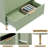 48" Tall Fluted 5 Drawer Dresser for Bedroom, Modern Chest of Drawers with Deep Storage Organizer-1267299161