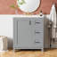 Functional Storage Rubberwood Frame Modern Bathroom Vanity For Compact Spaces