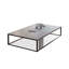 Table basse moderne en acier fritté gris Modern Drak-461344681
