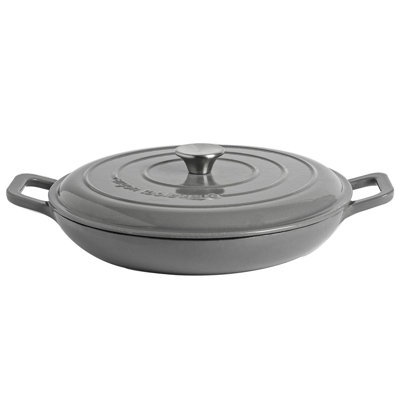Argon Tableware 2.3L Cast Iron Round Braiser with Lid