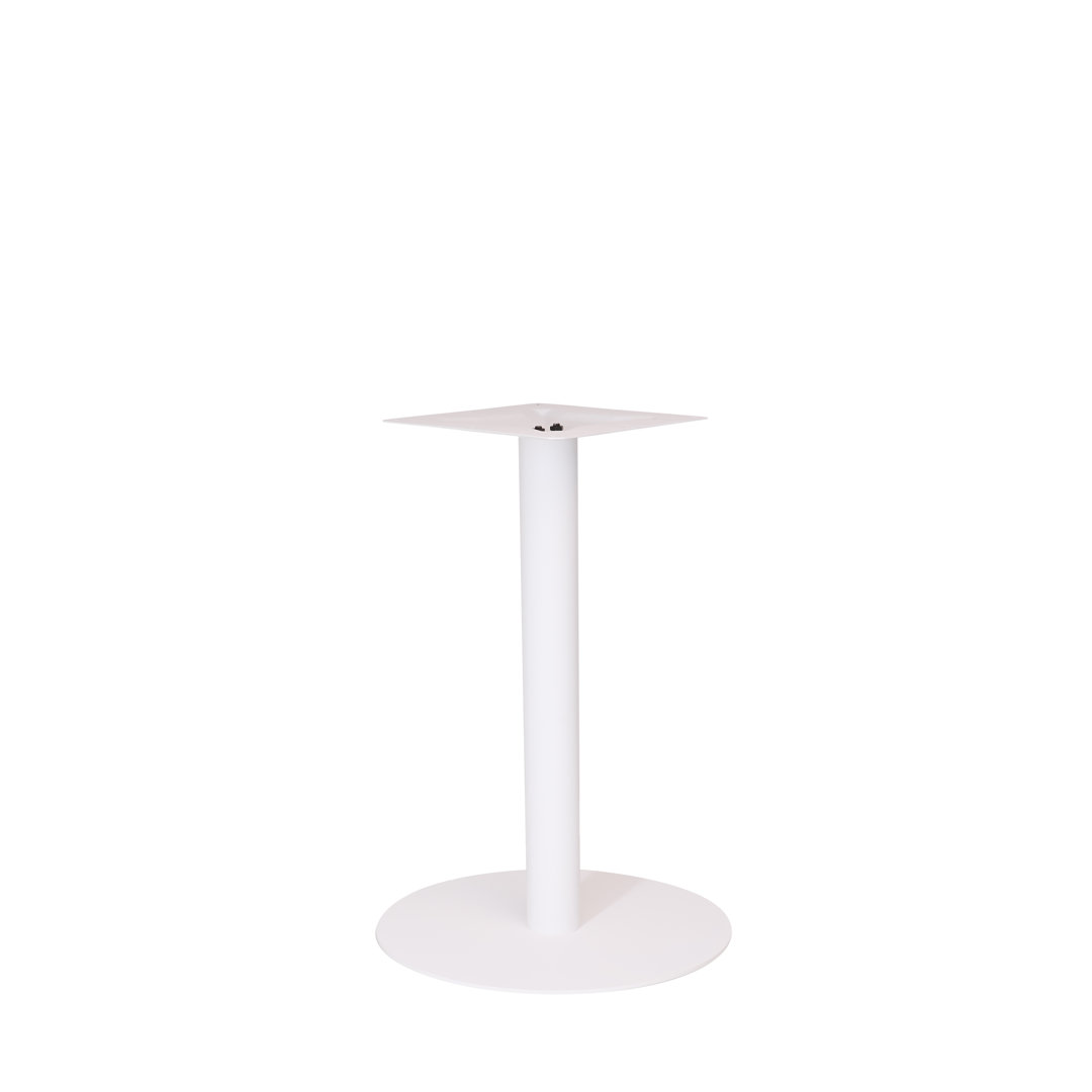 Uptown White 18" Round Indoor Dining Height Table Base BFM Seating