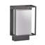 Black 22.1cm H Integrated LED Outdoor Wall Lantern