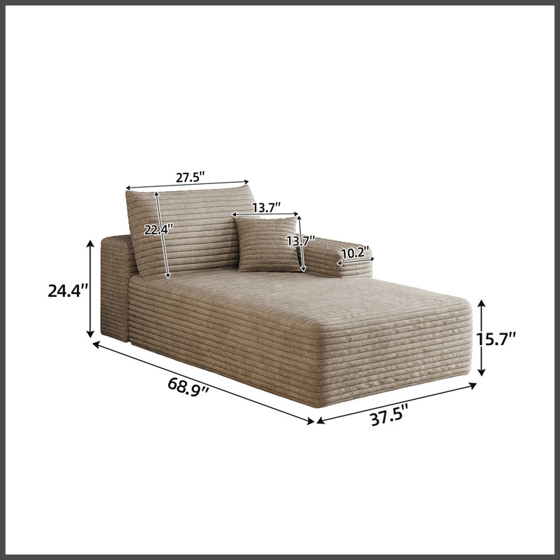Y165-R-SLEEPER-Chameau, dormeur droit, chameau, Orienté à droite, Tissu chameau