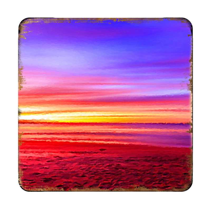 Sous-verre coucher de soleil