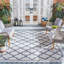 Tapis d'intérieur / extérieur géométrique Murielle Performance-316176803