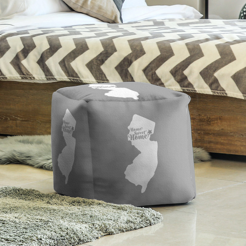 Repose-pieds à cubes newark the home, Gris