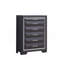 Coffre de rangement G01600-CH, noir