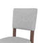 Ensemble de 4 tabourets de bar de style Mid-Century de 40,4 po avec dossier, tabourets de bar rembourrés en lin avec pieds en bois massif pour la salle à manger de l'îlot de cuisine-526001717
