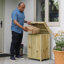 Alpen Home 58cm W Spruce Solid + Manufactured Wood Deck Box in Brown