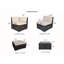 Ensemble de conversation en osier pour 4 personnes avec coussins Billyjo Wicker-29178802-29178804