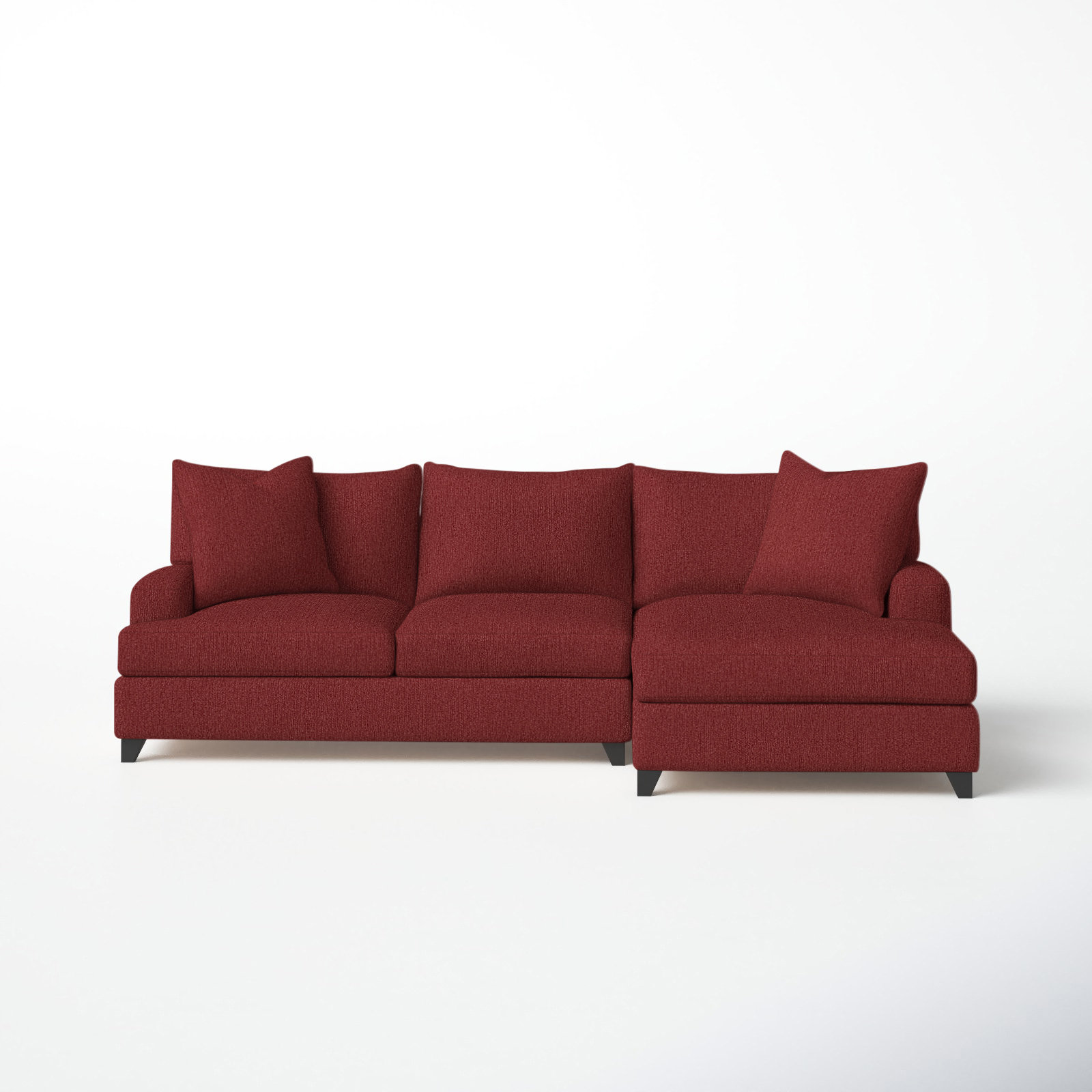 Shorewood Upholstered Chaise L-Sectional, Heavenly Mulberry, Right Hand Facing