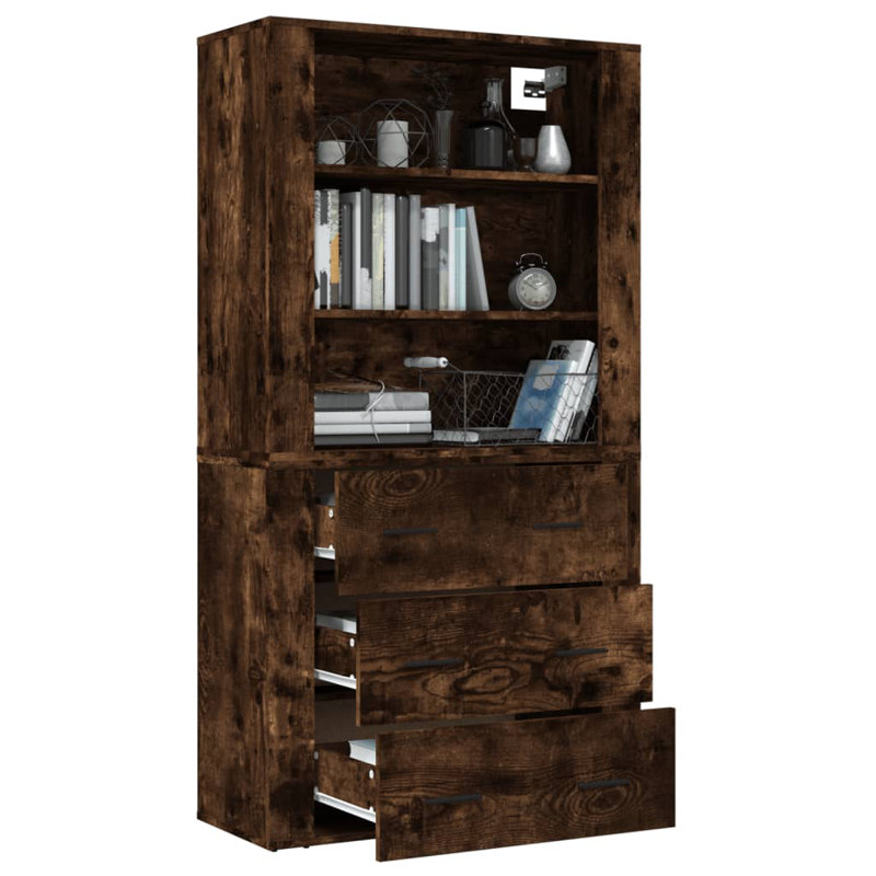 Losantville 33cm Sideboard, Smoked Oak
