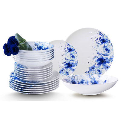 Collinsburg Piece Ceramic Dinnerware Set - Service for 6