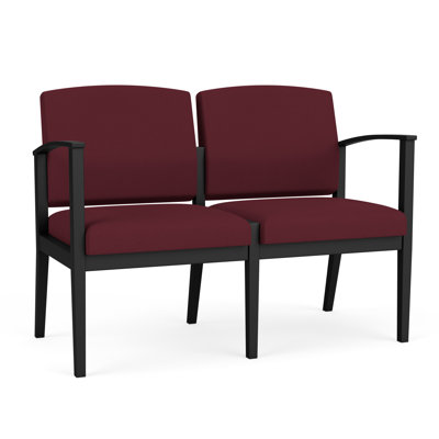 Amherst Steel Waiting Reception 2 Seat Tandem Seating Metal Frame No Center Arms