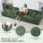 Corduroy Convertible Sleeper Sectional-952529371