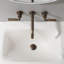 Robinet de lavabo de salle de bain mural moderne à 2 poignées en laiton massif noir mat avec ensemble de bonde-51721082-123300105-94078774