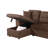 Senter Upholstered L-Shaped Sectional Reversible-790707138