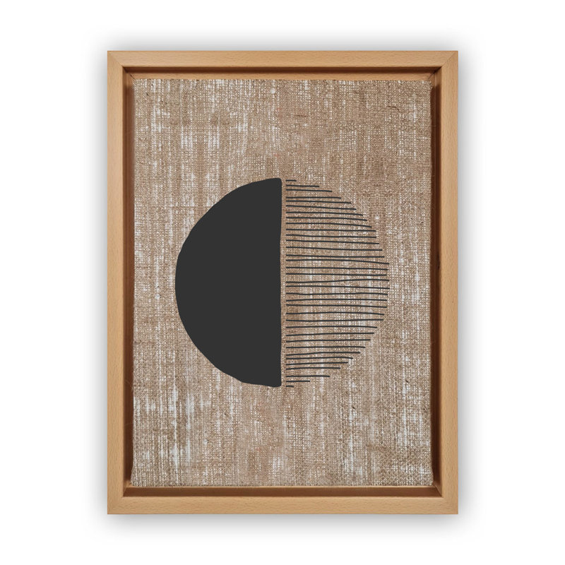 Peinture décorative sur toile, Bois, H 37,8 po x l 26 po
