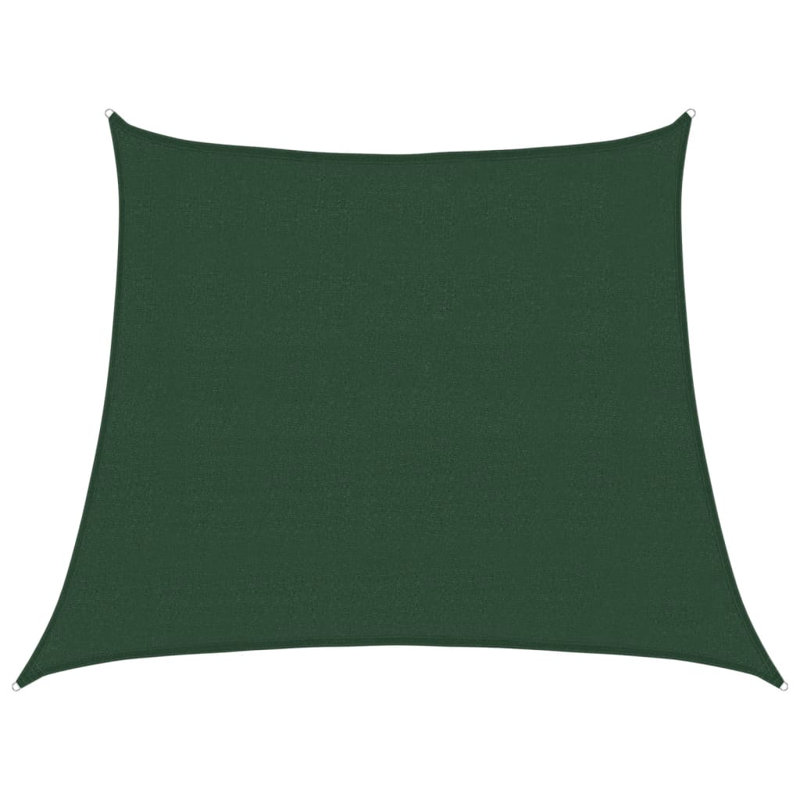 Dakota Fields 400cm W x 300cm D Plastic Cover Retractable Freestanding Awning, Dark Green