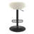 Swivel Upholstered Adjustable Height Counter Stool-397413320