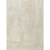 High-Quality Hand-Knotted Ivory And Beige Area Rug